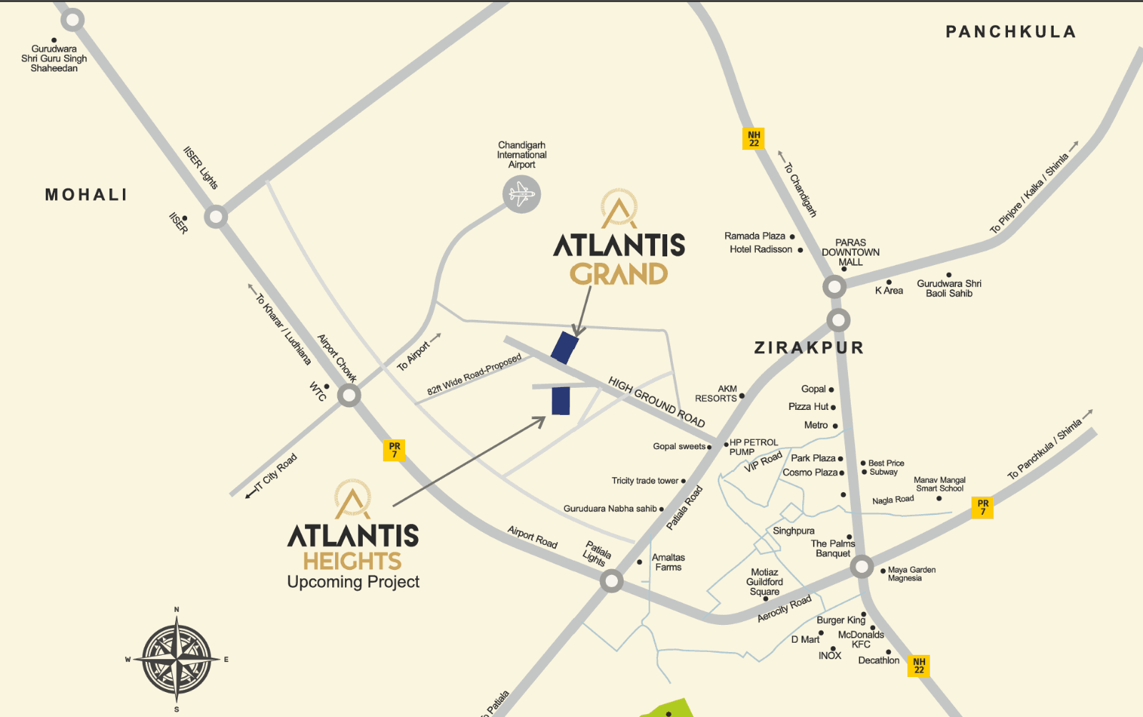 Location plan — Atlantis Grand