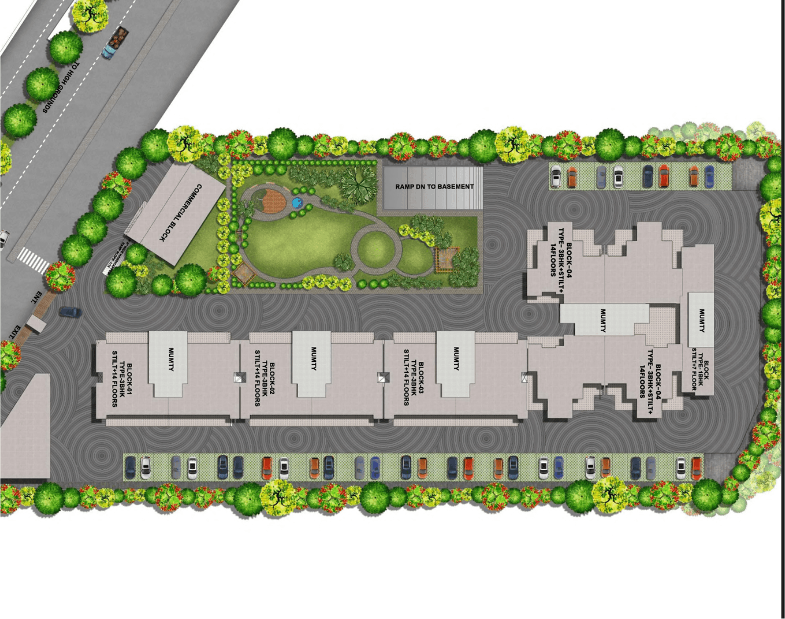 Site plan — Atlantis Grand