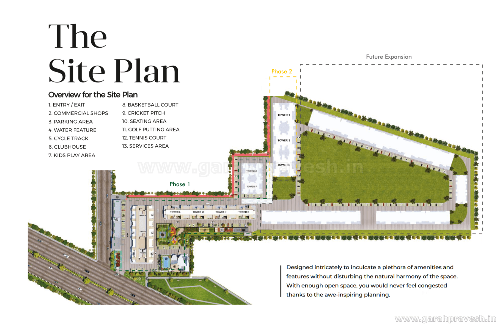 Site plan — Escon Primera