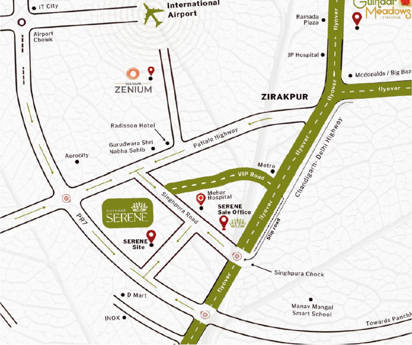 Location plan — Gulnaar Serene