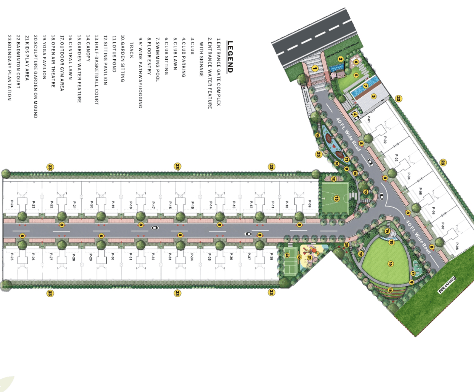Site plan — Gulnaar Serene