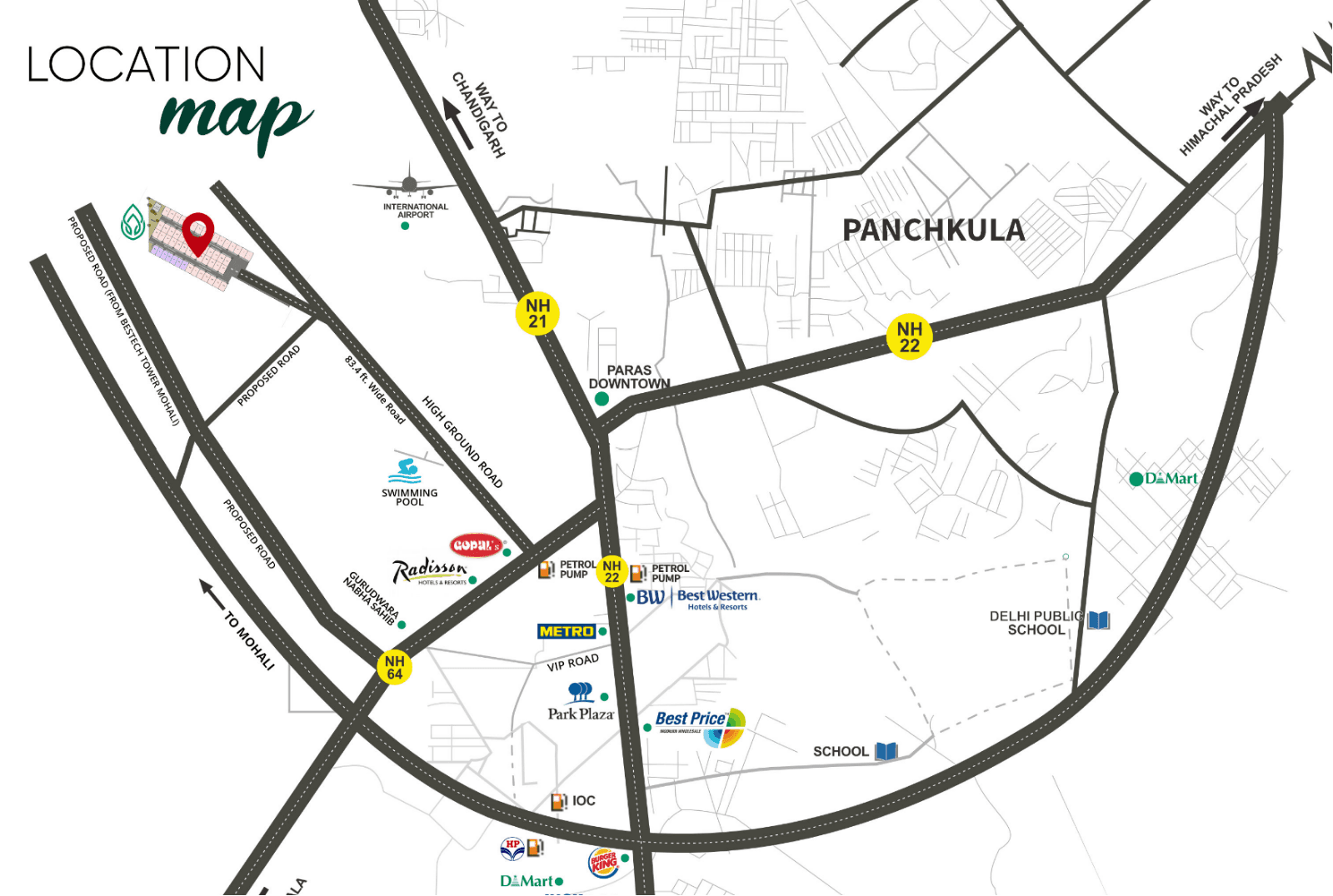 Location plan — Prakrit