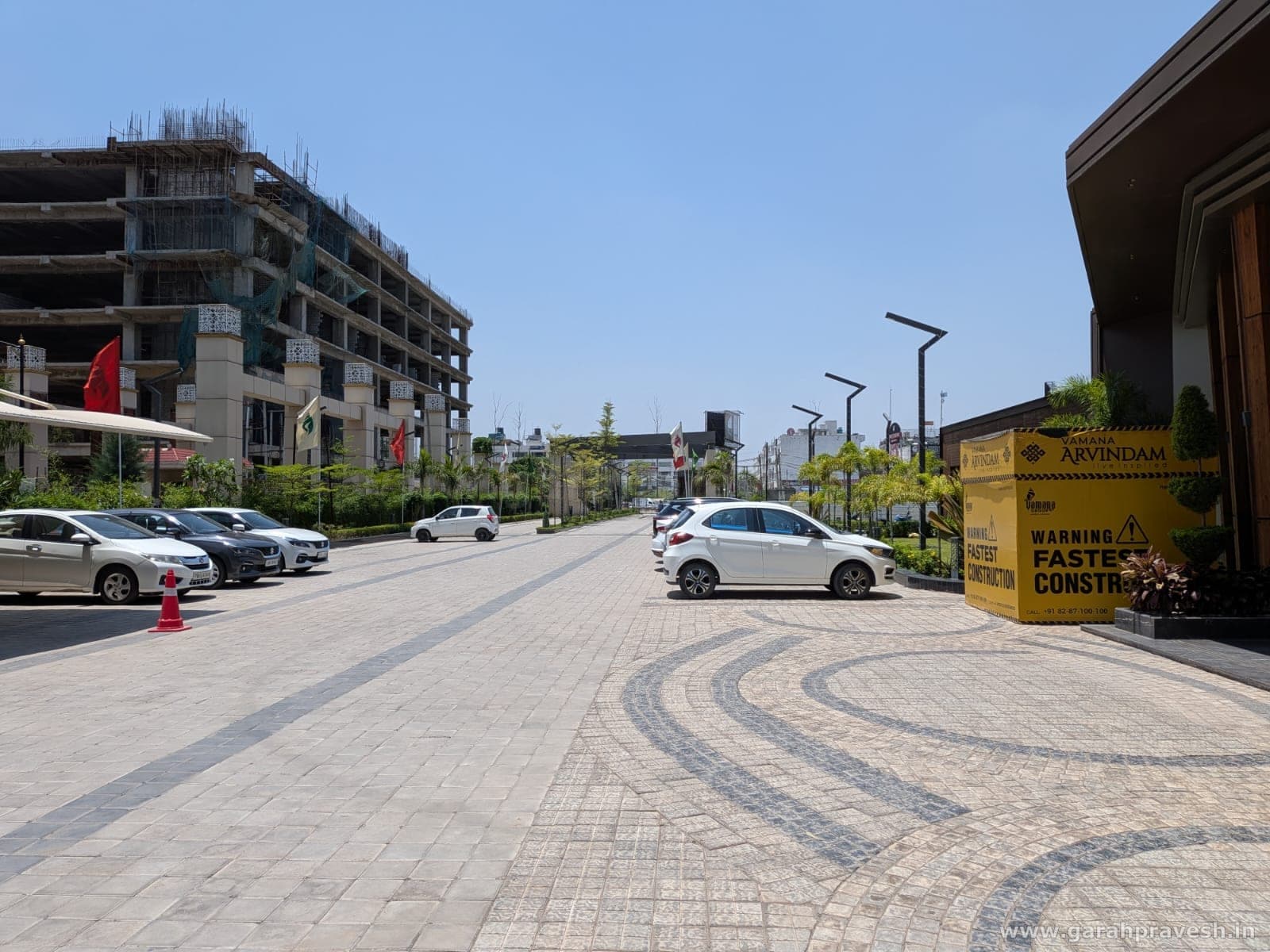 Vamana Arvindam — construction