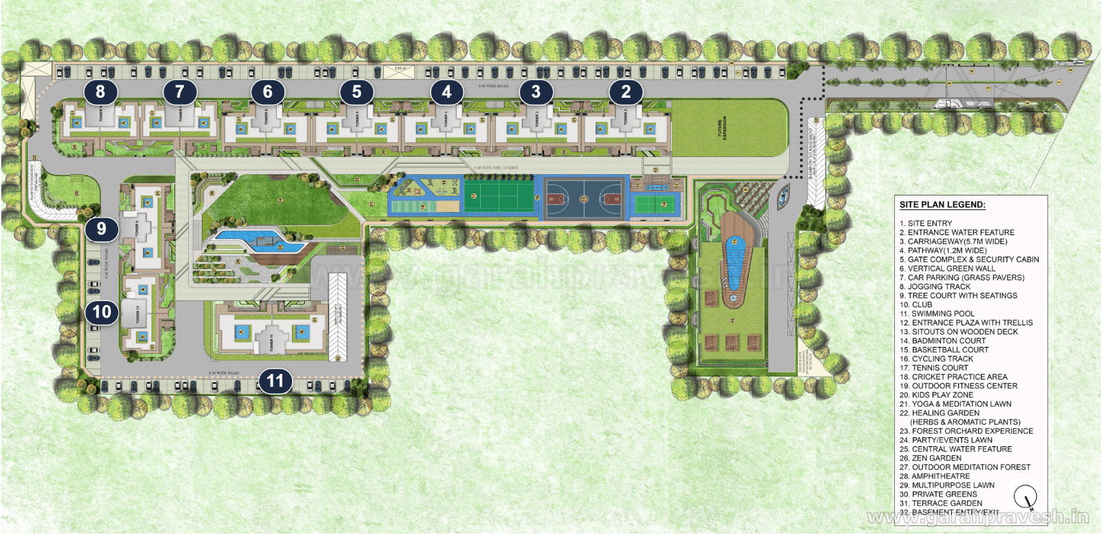 Site plan — Vamana Arvindam