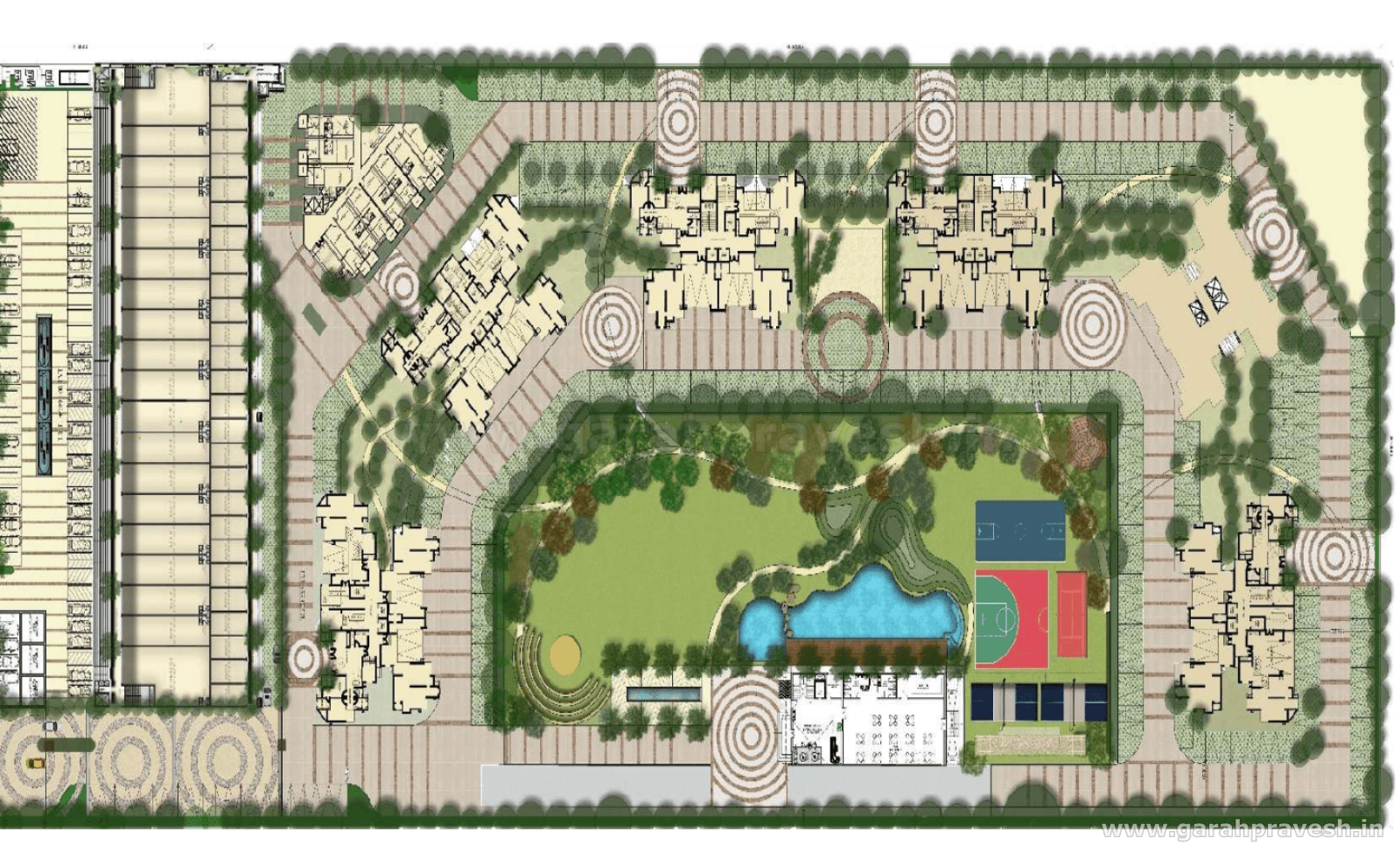 Site plan — The Vibe
