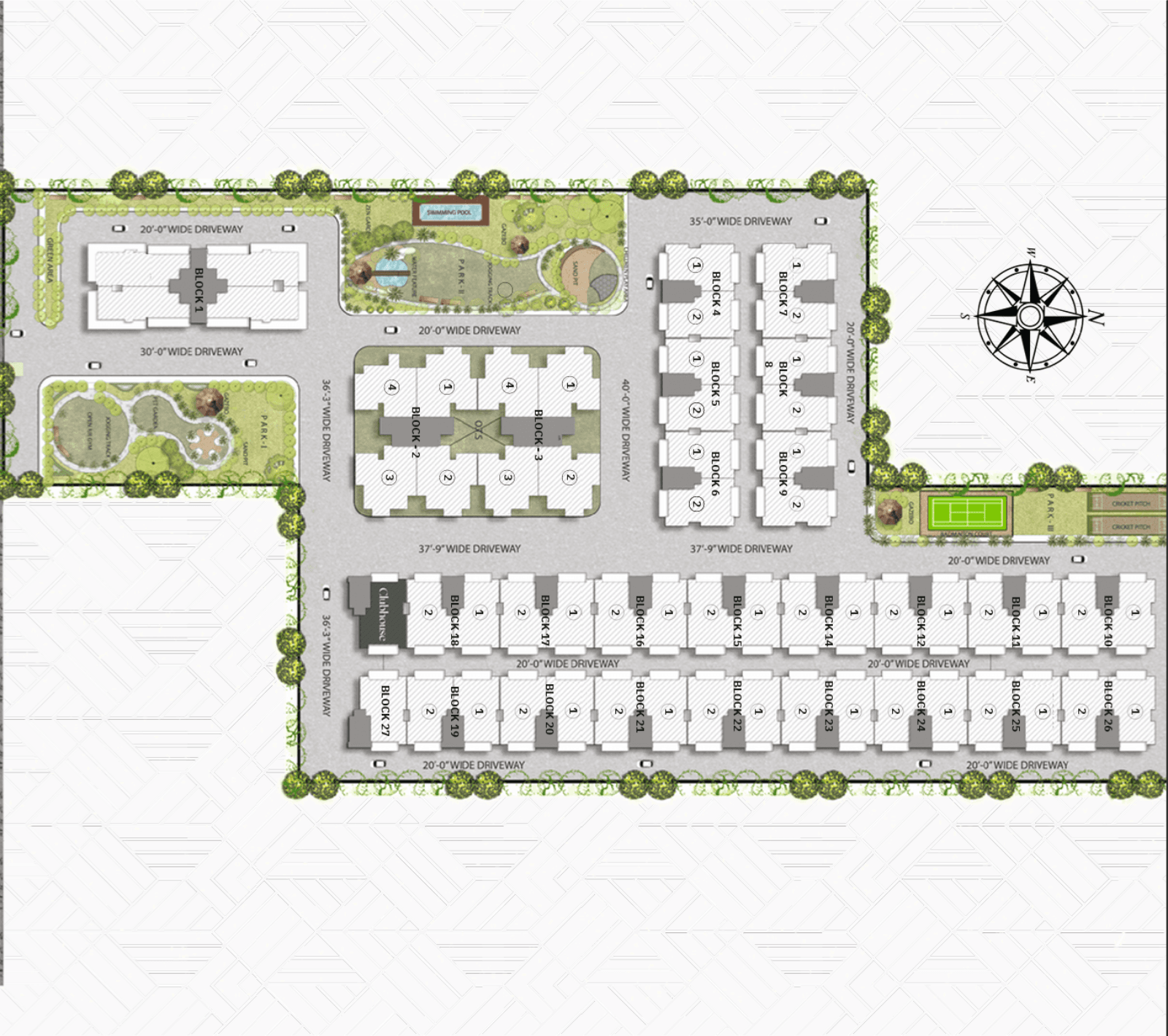 Site plan — Golden Era Homes
