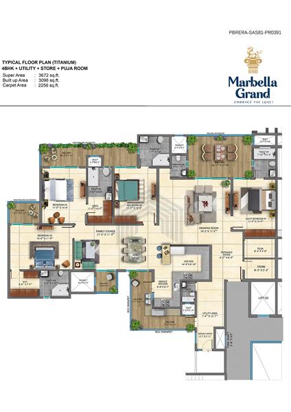 4BHK  Luxury Flats