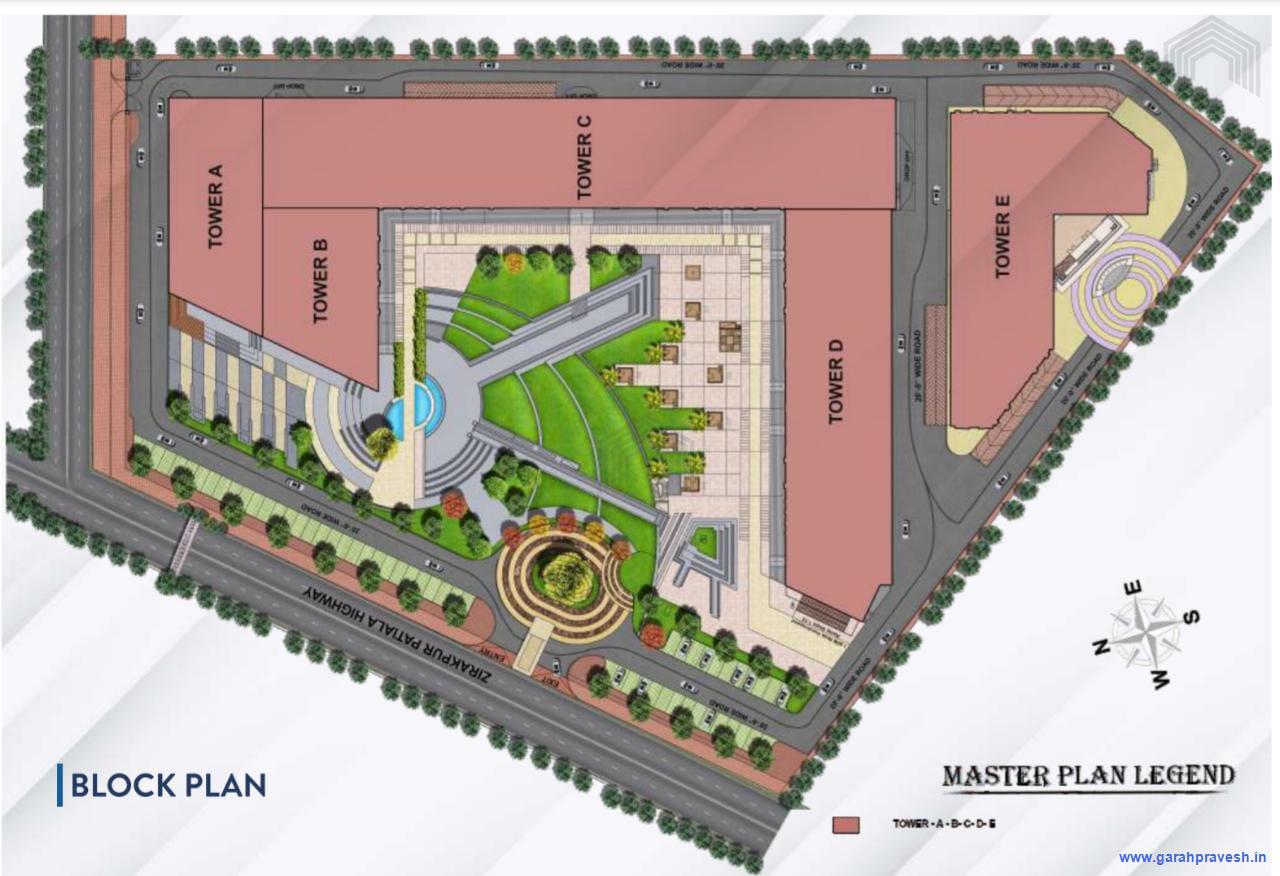 Site Plan HLP Social Square