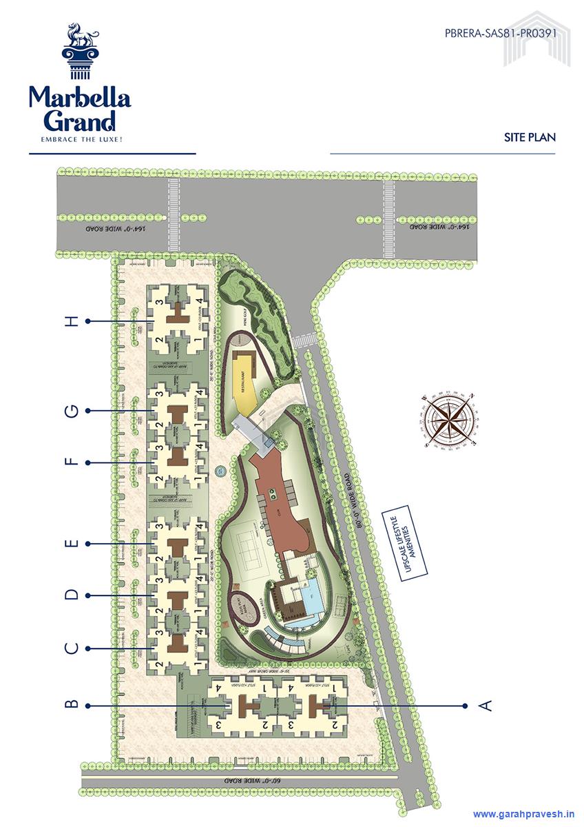 Site Plan Marbella Grand