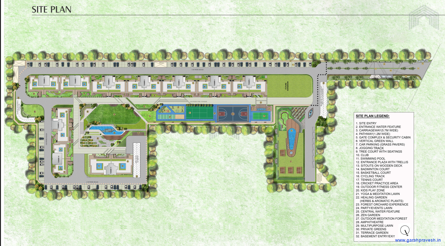 Site Plan VAMANA ARVINDAM