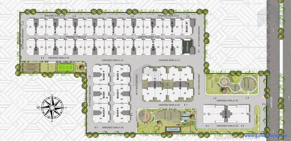 Site Plan Golden Era homes